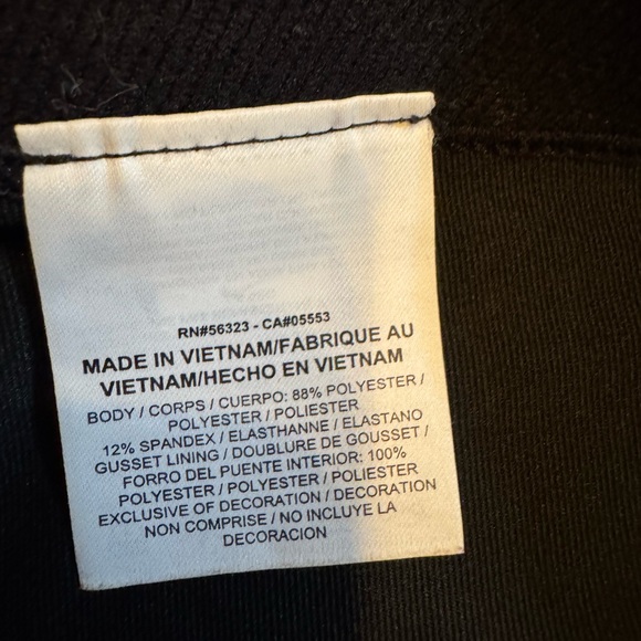 Nike Pro Dri Fit Black Shimmer Leggings - Picture 5 of 7